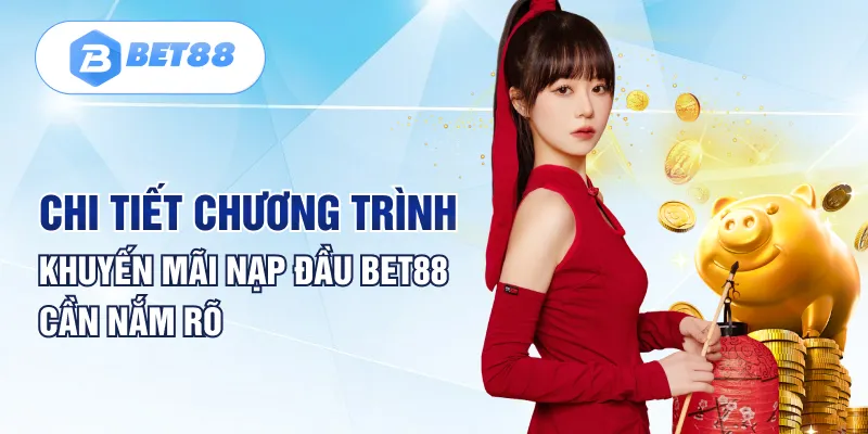Chi tiết chương trình khuyến mãi nạp đầu BET88 cần nắm rõ Chi tiết chương trình khuyến mãi nạp đầu BET88 cần nắm rõ